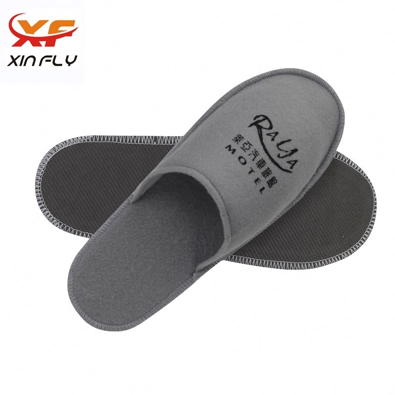 Comfortable Open toe hotel slippers velour for Inn - Yangzhou Xinfly ...