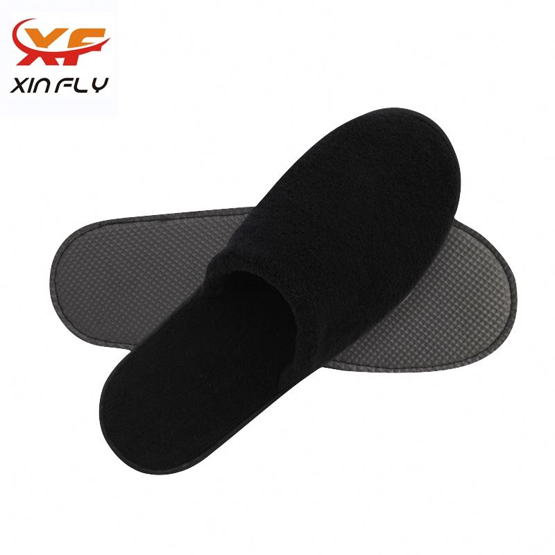 Comfortable Open toe hotel slippers velour for Inn - Yangzhou Xinfly ...